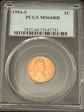 1954-S 1C MS66RD