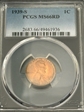 1939-S 1C MS66RD