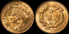 1859 $3 MS63