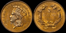 1861 $3 MS63