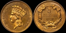 1867 $3 MS64
