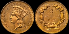 1885 $3 MS64