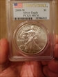 2008-W $1 Burnished Silver Eagle First Strike SP70