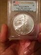 2006-W $1 Burnished Silver Eagle 20th Anniversary First Strike SP70