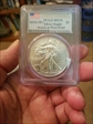 2014-(W) $1 Silver Eagle Struck at West Point First Strike MS70