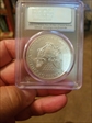 2015-W $1 Burnished Silver Eagle First Strike SP70