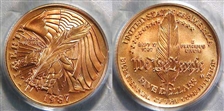 1987-W $5 Constitution MS70