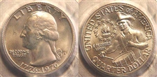 1976-S 25C Silver MS68