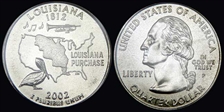 2002-P 25C Louisiana MS69