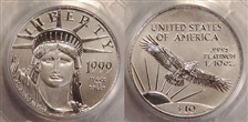 1999 $10 Statue of Liberty MS69