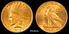 1915 $10 MS62