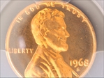 1968-S 1C PR66RD