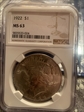 1922 $1 peace dollar MS63