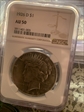 1926-D $1 peace dollar AU50