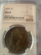 1879 $1 morgan dollar MS60
