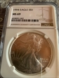 1994 $1 silver eagle MS69