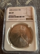 1995 $1 silver eagle MS69