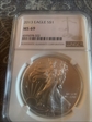 2013 $1 silver eagle MS69
