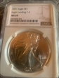 2021 $1 silver eagle Landing T-2 MS69