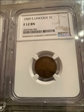 1909-S 1c LINCOLN CENT F12 BN