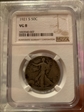 1921-S 50c Walking liberty half dollar VG8