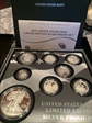 2017-S silver $1 50c 25c x5 10c limited edition set proof