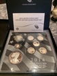 2014-S silver $1 50c 25c x5 10c limited edtion set proof