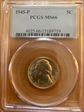 1945-P 5C MS66