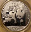 2010 10 Yn Panda Silver PAN-524A First Strike BU89
