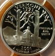 2001-S 25C Vermont Silver PR69DCAM