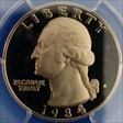 1984-S 25C PR69DCAM