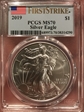2019 $1 Silver Eagle First Strike MS70