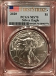 2020 $1 Silver Eagle First Strike MS70