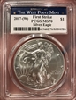 2017-(W) $1 Silver Eagle Struck at West Point First Strike MS70