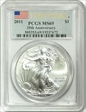 2011 $1 Eagle-25th Anniversary First Strike MS69