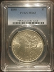 1898 $1 MS63