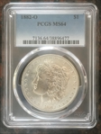 1882-O $1 MS64