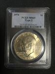 1976 $1 Type 2 MS65