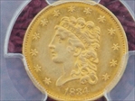 1834 $2.50 Classic AU55