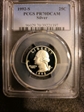 1992-S 25C Silver PR70DCAM