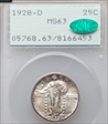 1928-D 25C MS63