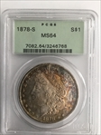 1878-S $1 MS64