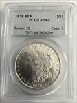 1878 8TF $1 MS64