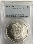 1878 8TF $1 MS64