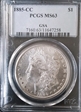 1885-CC $1 MS63