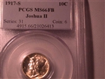 1917-S 10C MS66FB