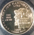2000-S 25C New Hampshire Silver PR69DCAM