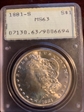 1881-S $1 MS63