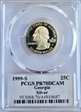 1999-S 25C Georgia Silver PR70DCAM