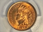 1909 1C Indian MS65RD